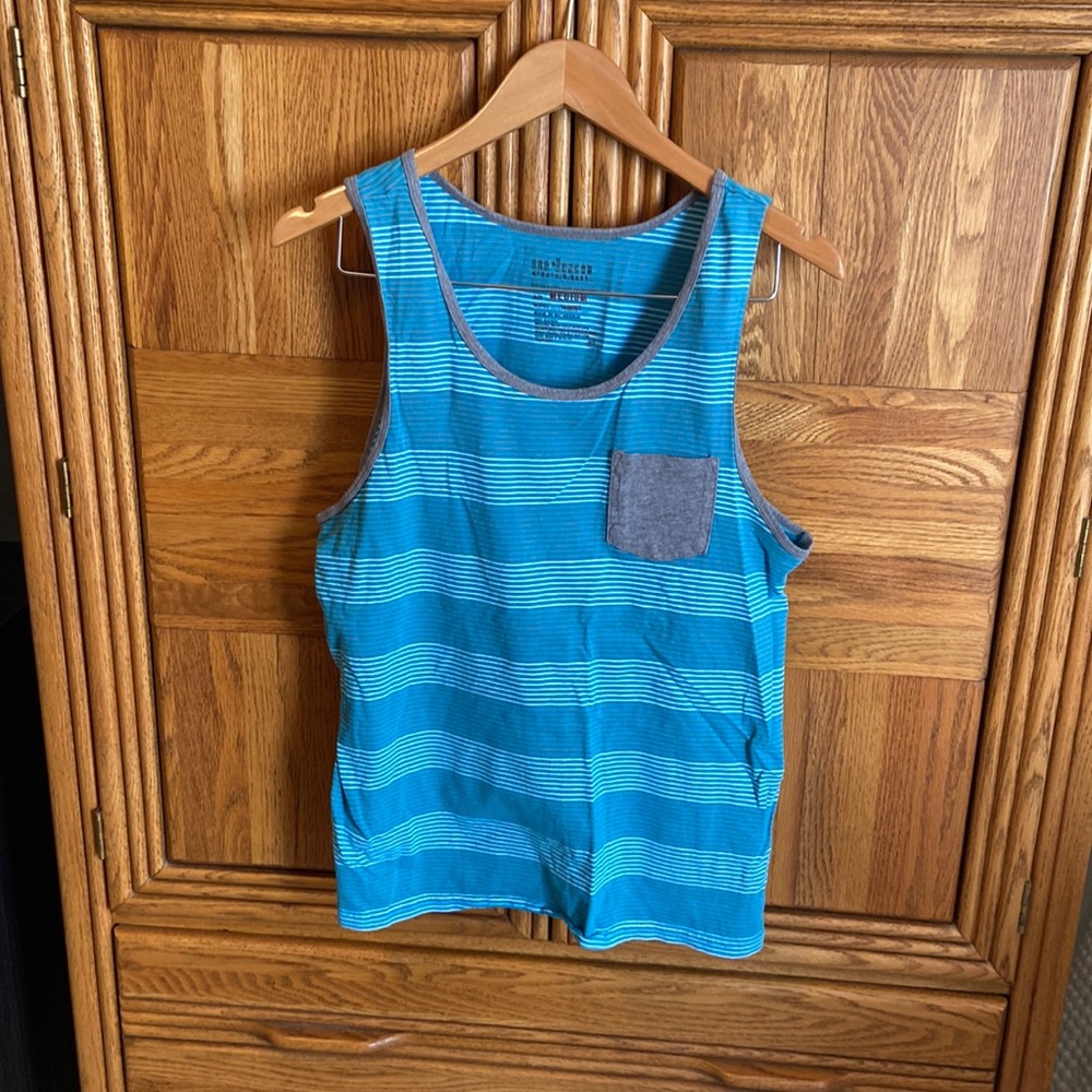 Medium “Blue Striped” Tank Top